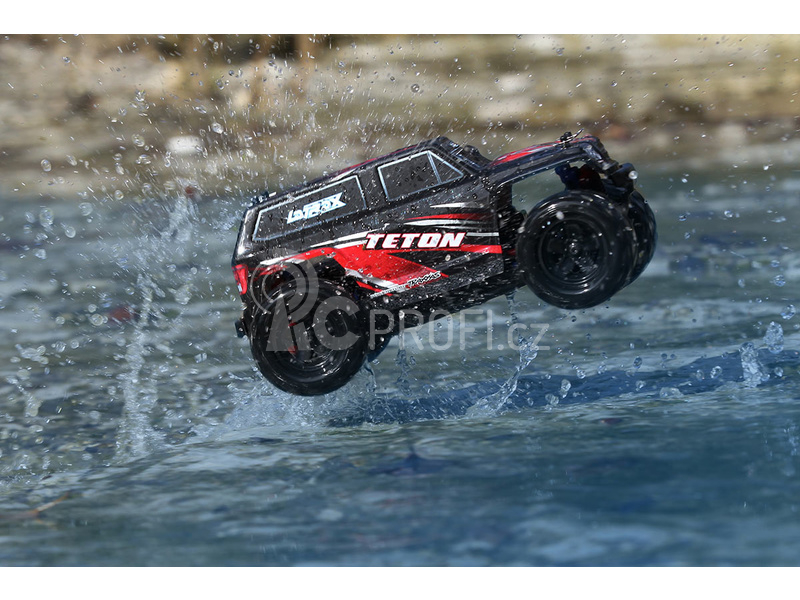 RC auto Traxxas Teton 1:18 4WD RTR, červená