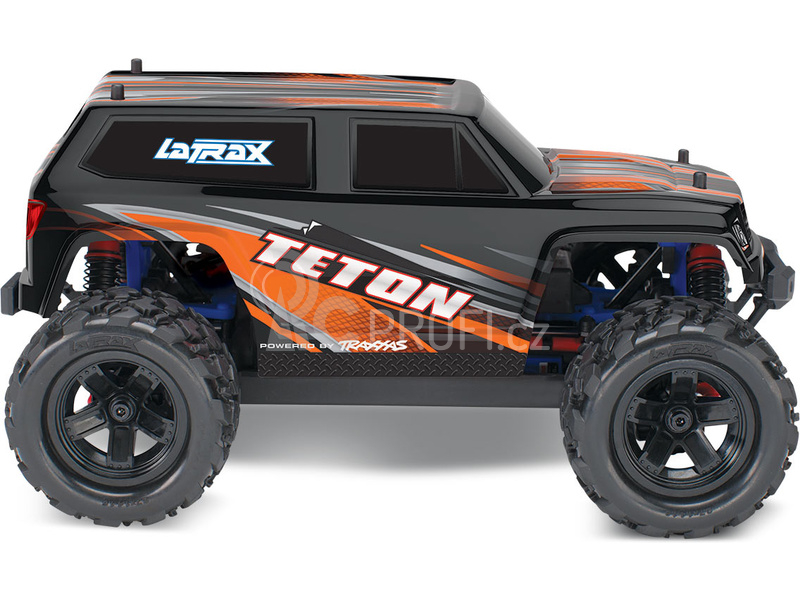 RC auto Traxxas Teton 1:18 4WD RTR, oranžová