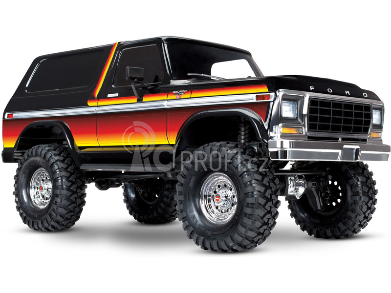 RC auto Traxxas TRX-4 Ford Bronco 1:10 TQi, červená