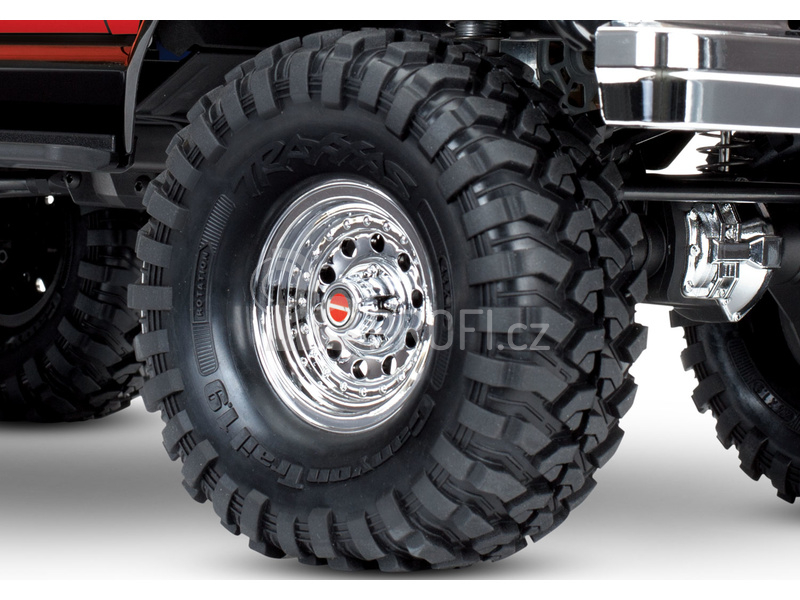 RC auto Traxxas TRX-4 Ford Bronco 1:10 TQi, červená