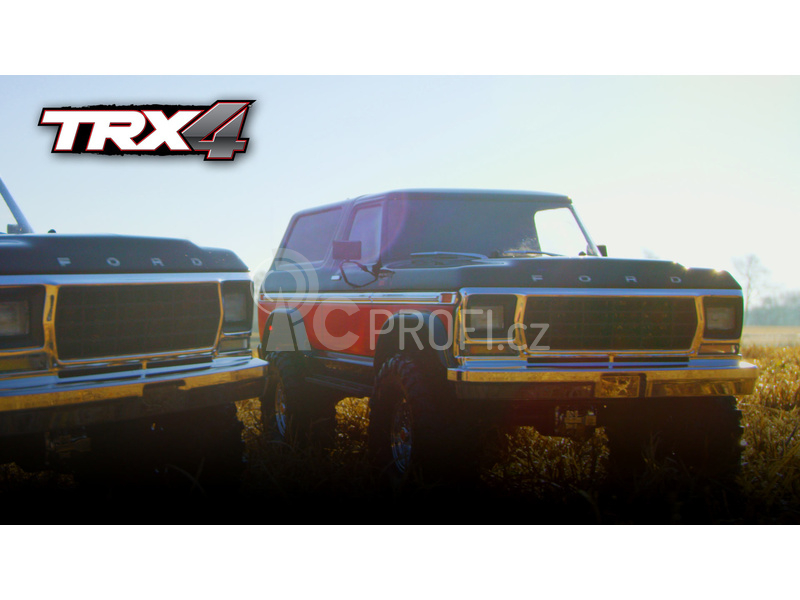RC auto Traxxas TRX-4 Ford Bronco 1:10 TQi, červená