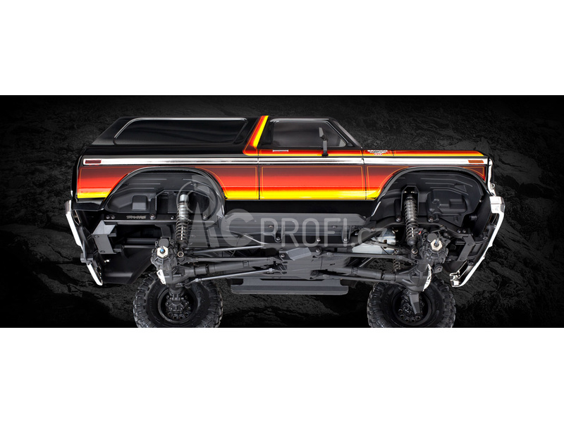 RC auto Traxxas TRX-4 Ford Bronco 1:10 TQi, červená