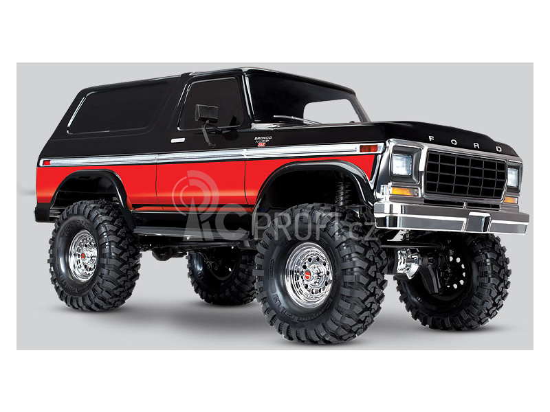 RC auto Traxxas TRX-4 Ford Bronco 1:10 TQi, červená