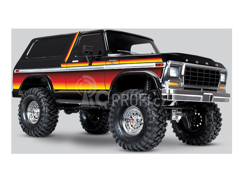 RC auto Traxxas TRX-4 Ford Bronco 1:10 TQi, červená