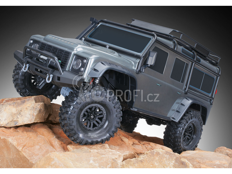 RC auto Traxxas TRX-4 Land Rover Defender 1:10 TQi, červená