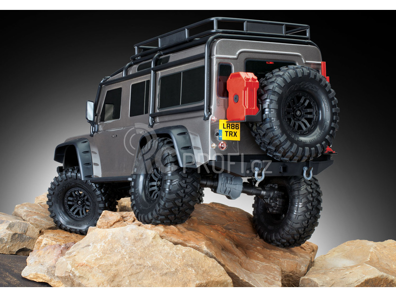 RC auto Traxxas TRX-4 Land Rover Defender 1:10 TQi, šedá