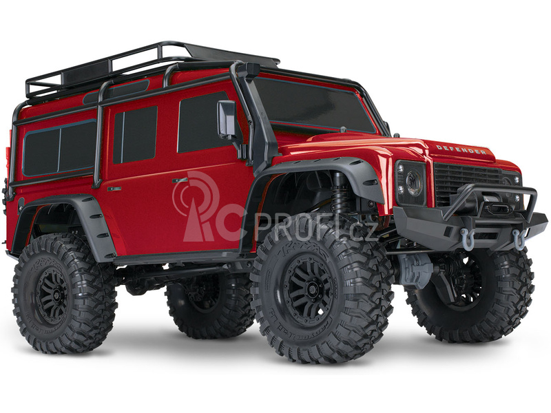 RC auto Traxxas TRX-4 Land Rover Defender 1:10 TQi, šedá