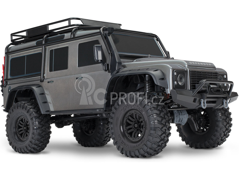 RC auto Traxxas TRX-4 Land Rover Defender 1:10 TQi, šedá