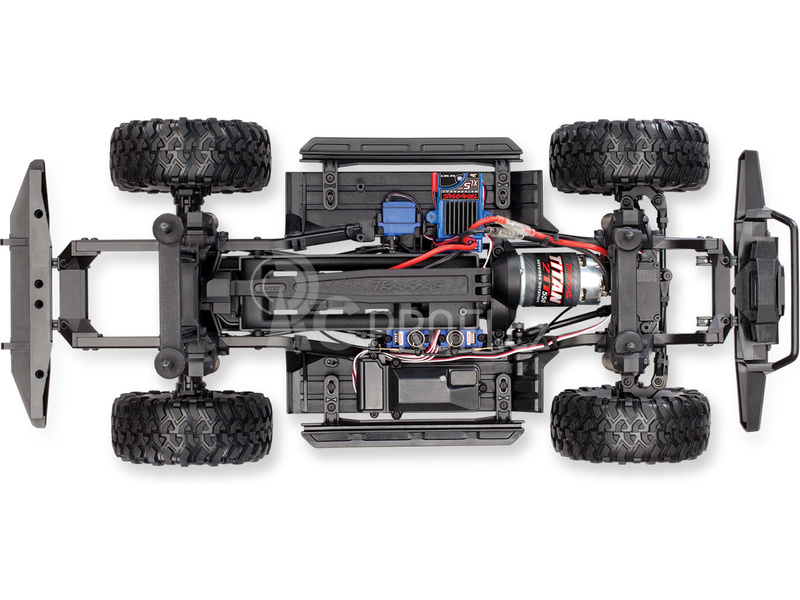 RC auto Traxxas TRX-4 Land Rover Defender 1:10 TQi, šedá