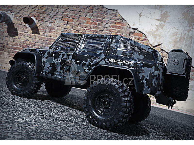 RC auto Traxxas TRX-4 Tactical Unit 1:10 TQi