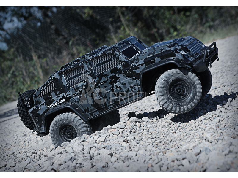 RC auto Traxxas TRX-4 Tactical Unit 1:10 TQi