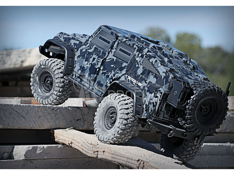 RC auto Traxxas TRX-4 Tactical Unit 1:10 TQi