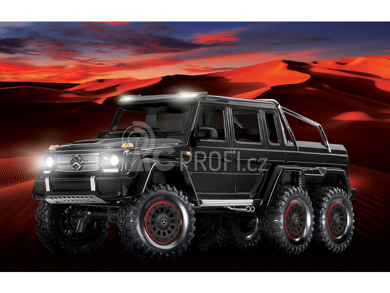 RC auto Traxxas TRX-6 Mercedes G 63 6x6 1:10 TQi RTR, černá