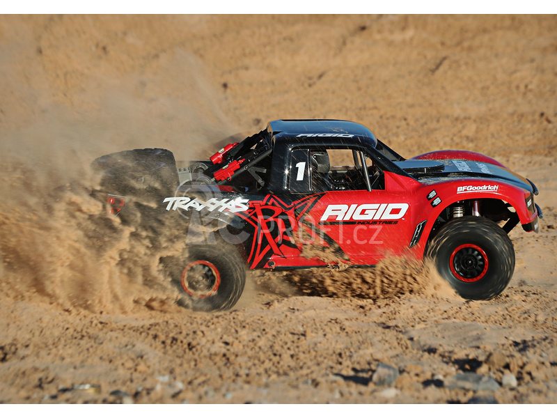 RC auto Traxxas Unlimited Desert Racer 1:8 TQi RTR, Rigid, červená