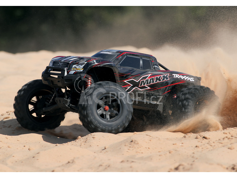 RC auto Traxxas X-Maxx 8S 1:5 4WD TQi, černočervená