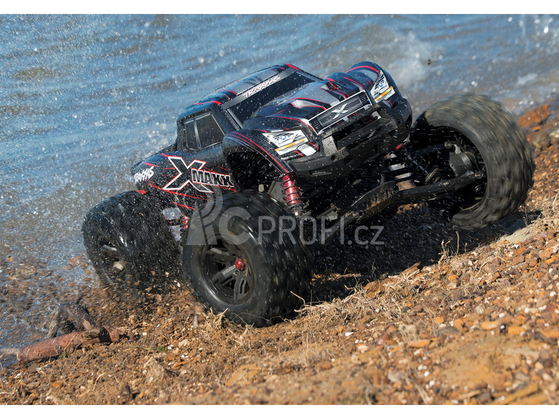 RC auto Traxxas X-Maxx 8S 1:5 4WD TQi, černočervená