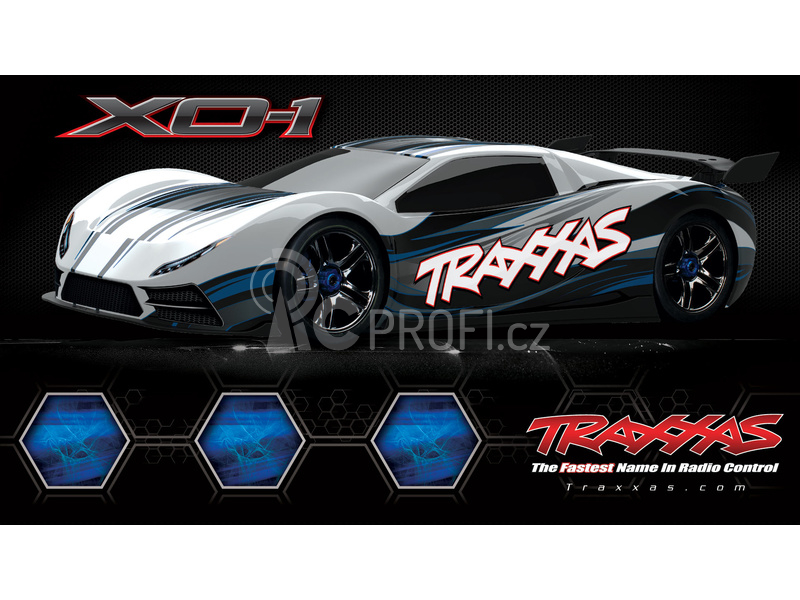 RC auto Traxxas XO-1 1:7 TQi BlueTooth RTR, bílá