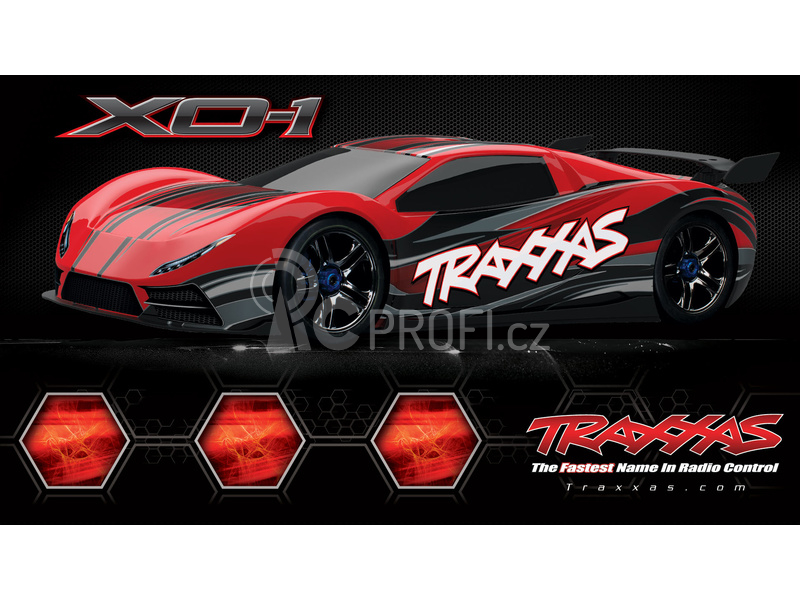 RC auto Traxxas XO-1 1:7 TQi BlueTooth RTR, černá