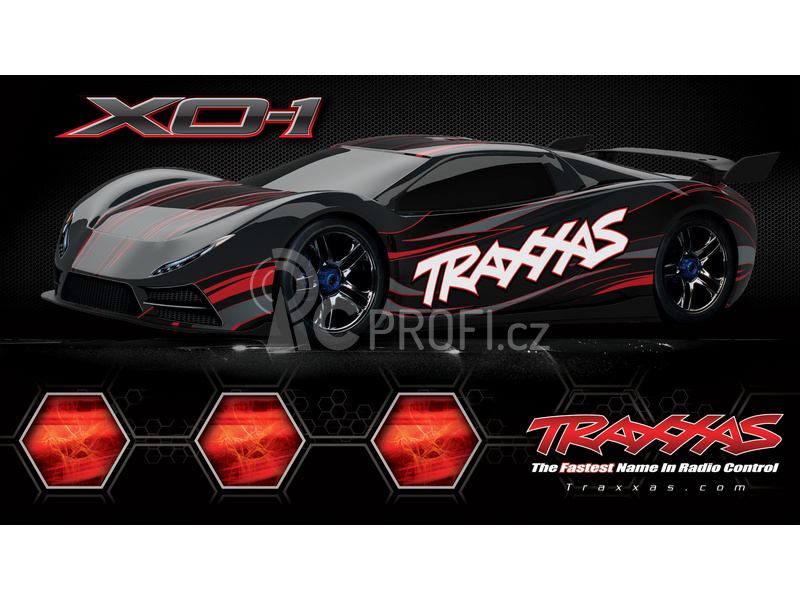 RC auto Traxxas XO-1 1:7 TQi BlueTooth RTR, černá