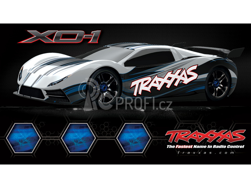 RC auto Traxxas XO-1 1:7 TQi BlueTooth RTR, červená