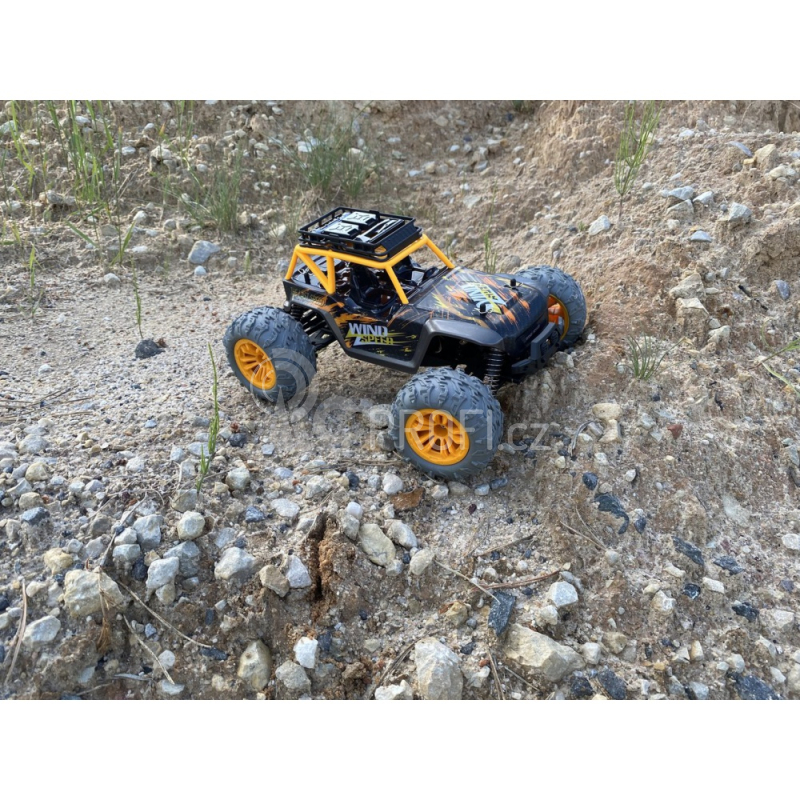 RC auto truck Wind Speed, oranžová