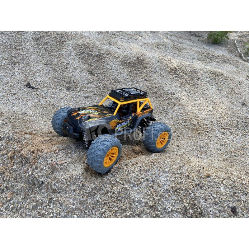 RC auto truck Wind Speed, oranžová