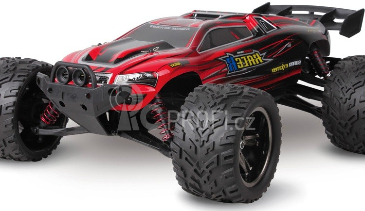 BAZAR - RC auto 9116 Challenger truggy, červená + náhradní baterie