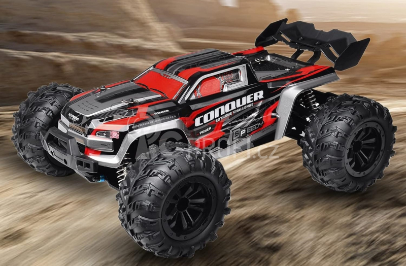 RC auto truggy Conquer, červená