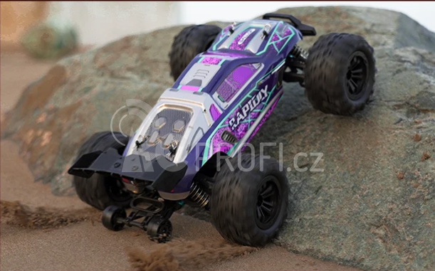 RC auto truggy Rapidly, fialová