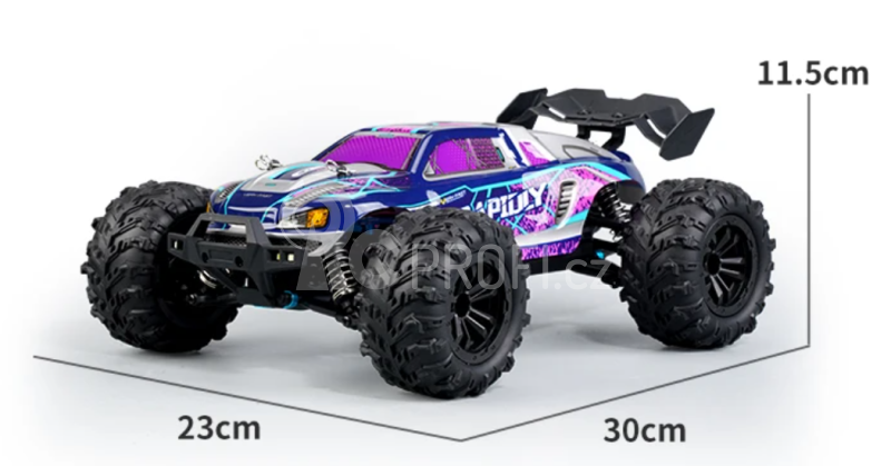 RC auto truggy Rapidly, fialová