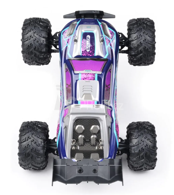 RC auto truggy Rapidly, fialová