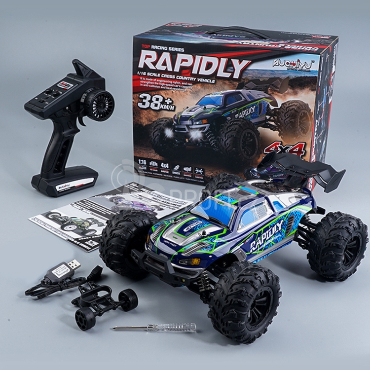 RC auto truggy Rapidly, modrá