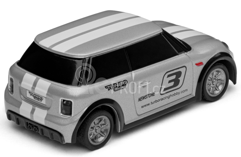 Turbo Racing 1/76 On-Road RC Car RTR (cementově šedá)