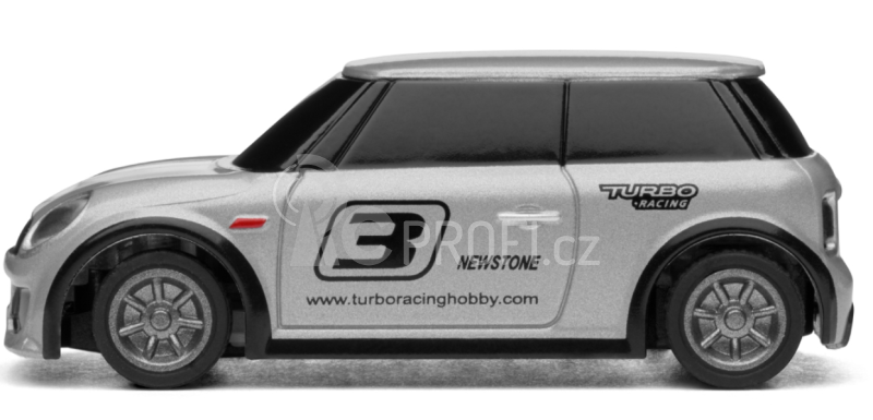 Turbo Racing 1/76 On-Road RC Car RTR (cementově šedá)