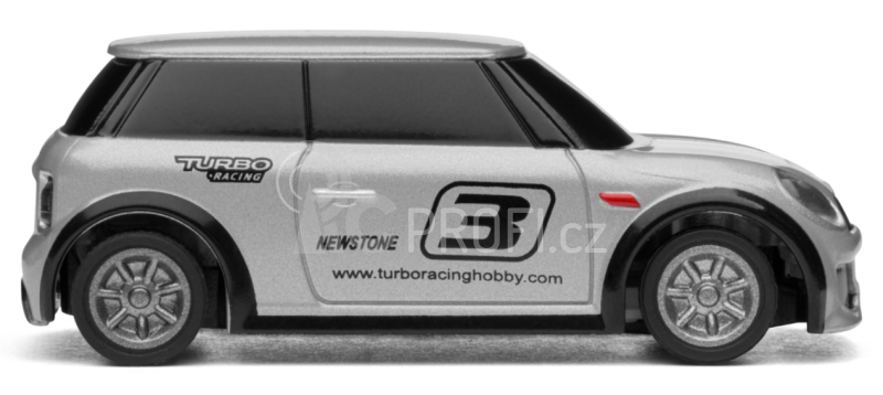 Turbo Racing 1/76 On-Road RC Car RTR (cementově šedá)