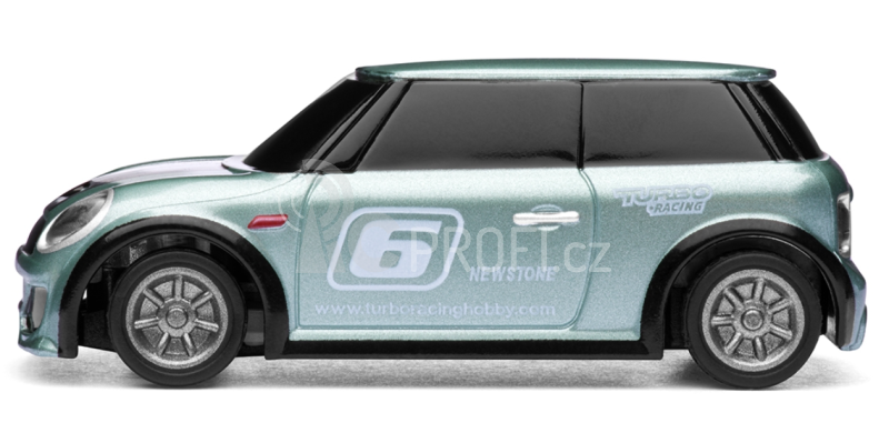 Turbo Racing 1/76 On-Road RC Car RTR (tmavě zelený)