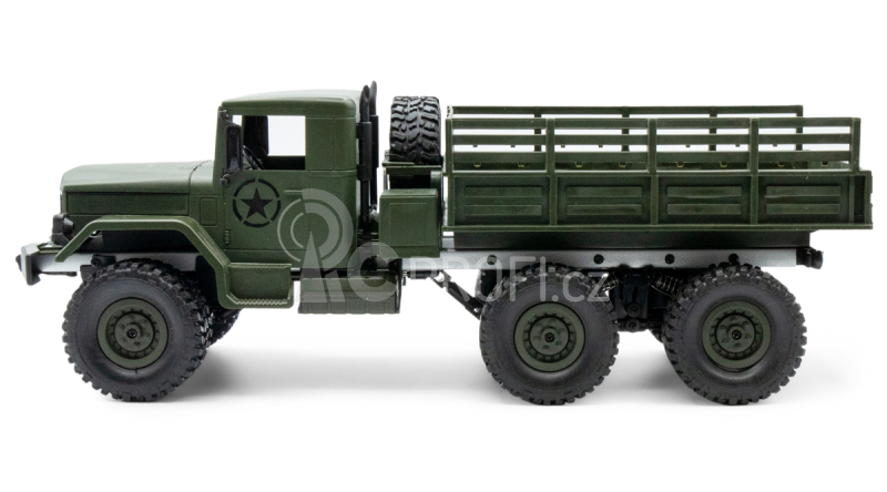 RC auto US Vojenský truck, zelená