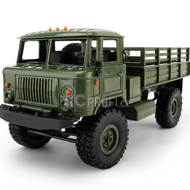 RC auto Vojenský truck 1:16, zelená