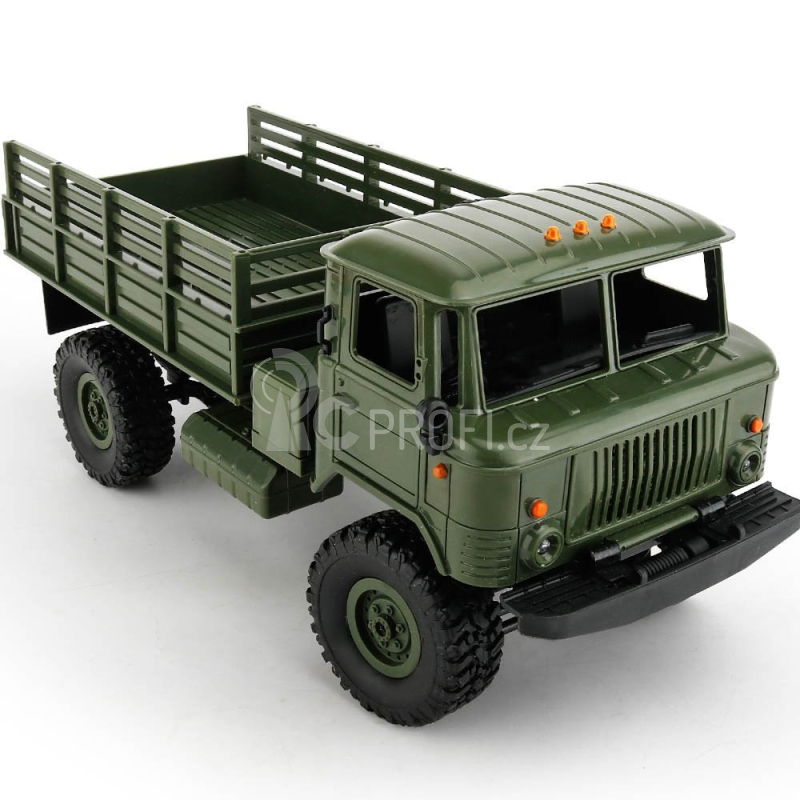 RC auto Vojenský truck 1:16, zelená