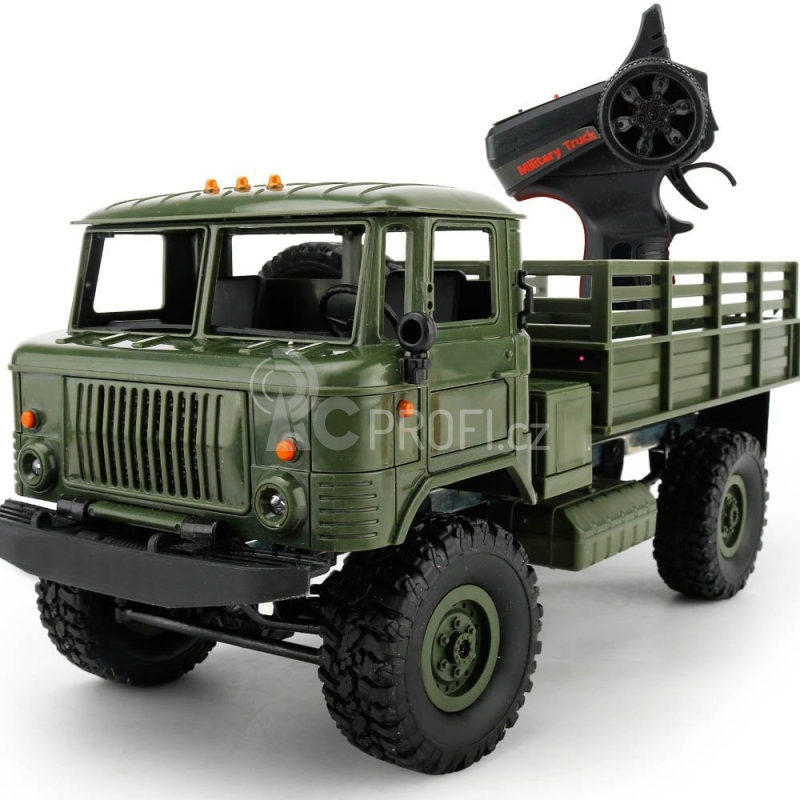 RC auto Vojenský truck 1:16, zelená