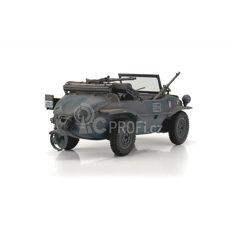 RC auto VW Schwimmwagen T166, šedá kamufláž