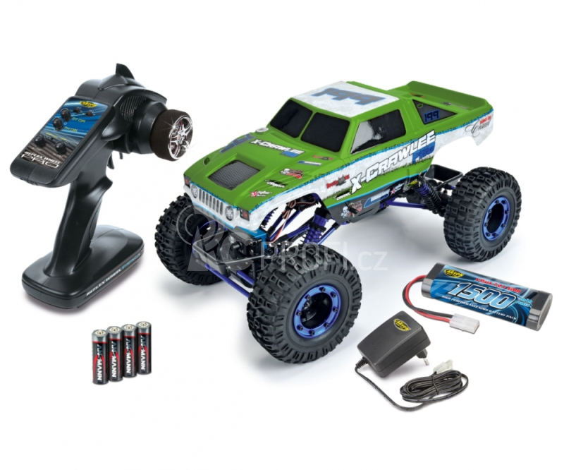 RC auto X-Crawlee PRO 1:10, zelená