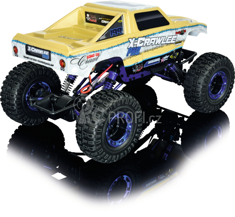 RC auto X-Crawlee PRO 1:10, žlutá