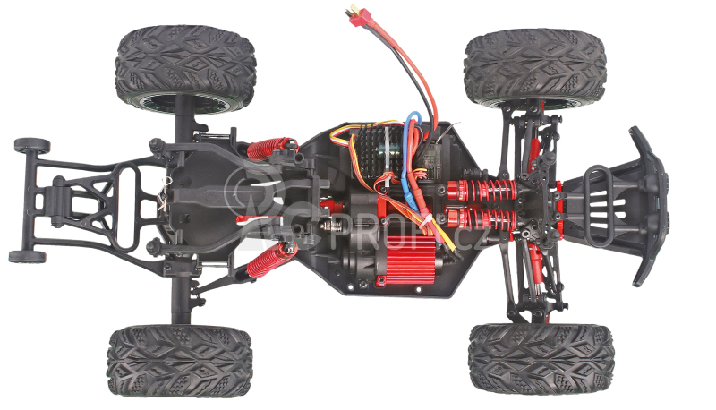 RC auto X-King PRO monstertruck, zelená