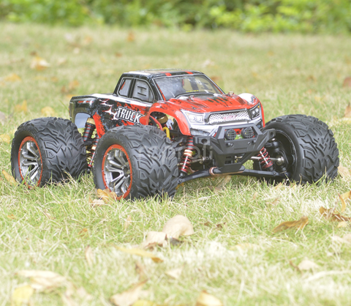 RC auto X9155 Speed truck, červená + náhradní baterie