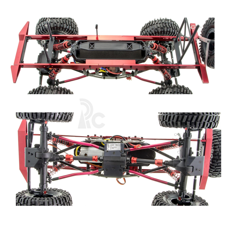 RC auto Yakubi Sakai Crawler, červená