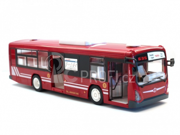 RC autobus City, červená