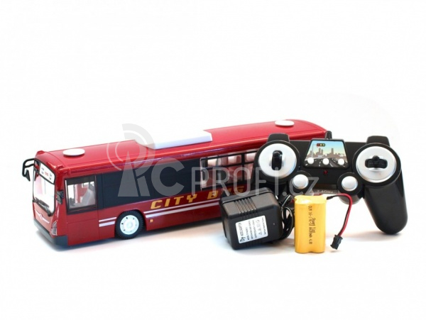 RC autobus City, červená