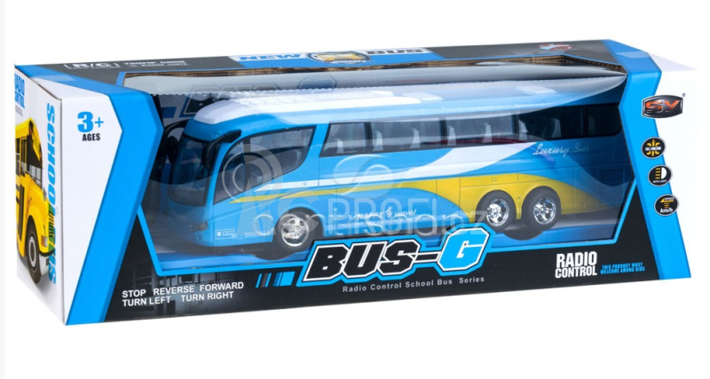 RC autobus DELUXE, modrá