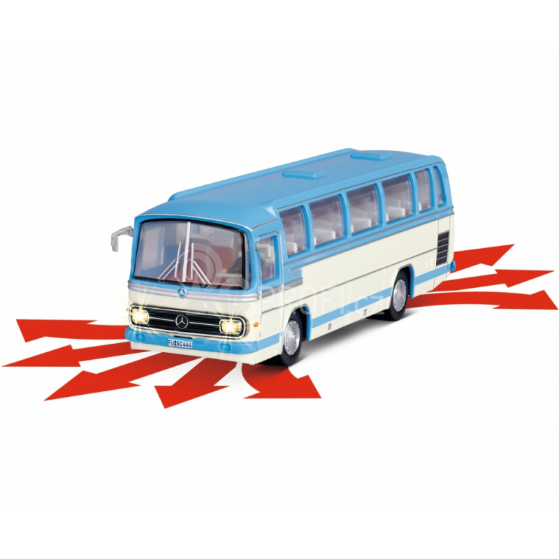 RC autobus Mercedes-Benz O 302 Bus Blau, modrá 